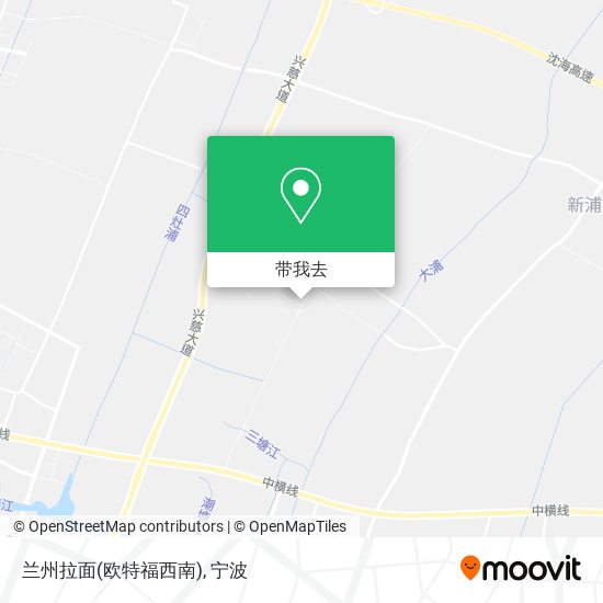 兰州拉面(欧特福西南)地图
