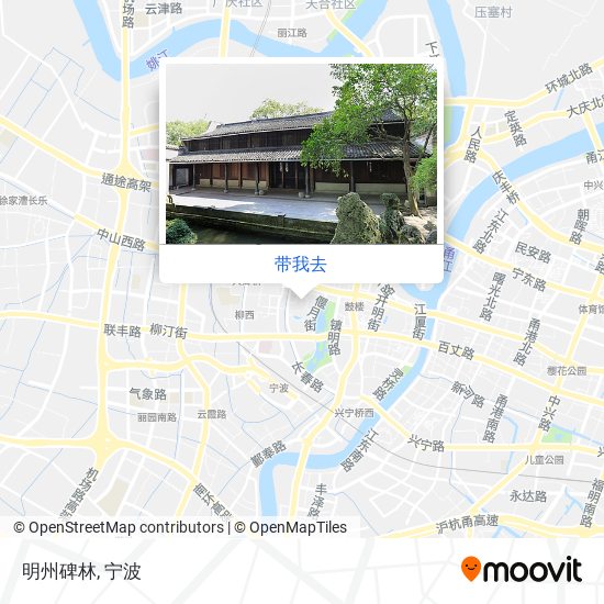 明州碑林地图