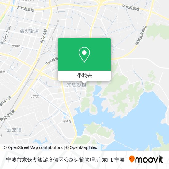 宁波市东钱湖旅游度假区公路运输管理所-东门地图