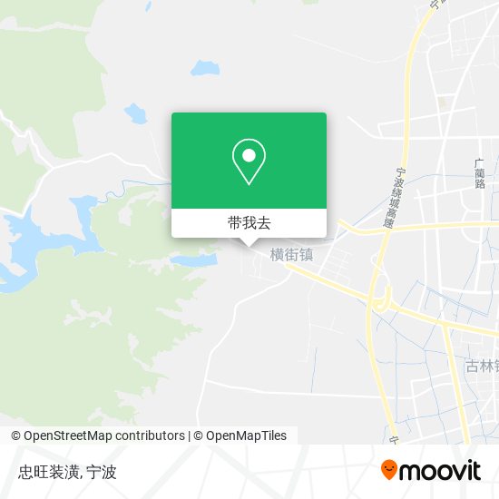 忠旺装潢地图