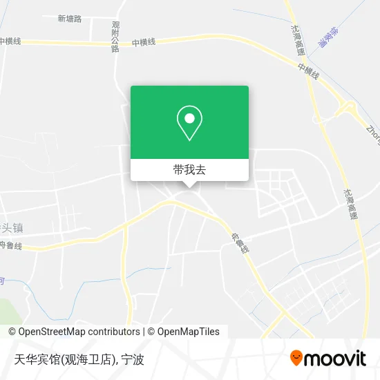 天华宾馆(观海卫店)地图
