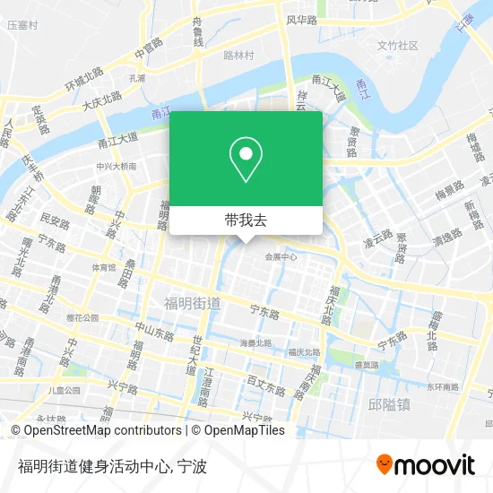 福明街道健身活动中心地图