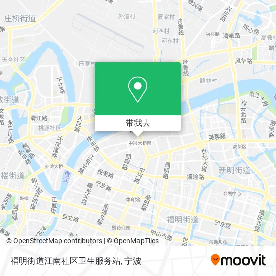 福明街道江南社区卫生服务站地图