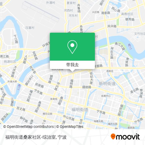 福明街道桑家社区-综治室地图