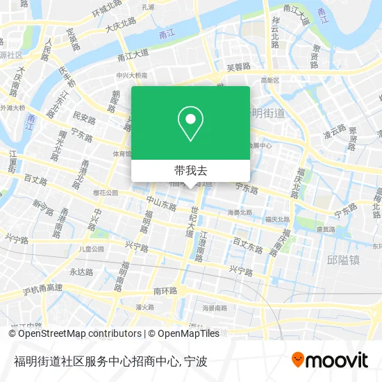 福明街道社区服务中心招商中心地图
