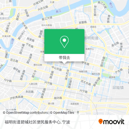 福明街道碧城社区便民服务中心地图