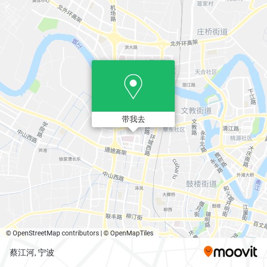 蔡江河地图