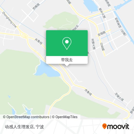 动感人生理发店地图