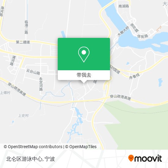 北仑区游泳中心地图