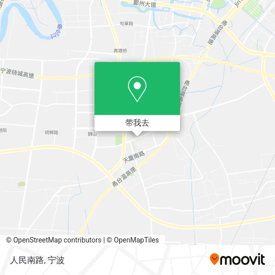 人民南路地图