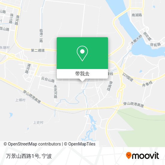 万景山西路1号地图