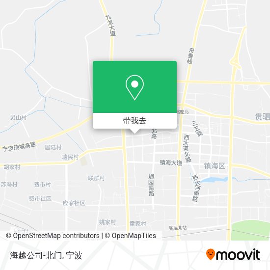 海越公司-北门地图