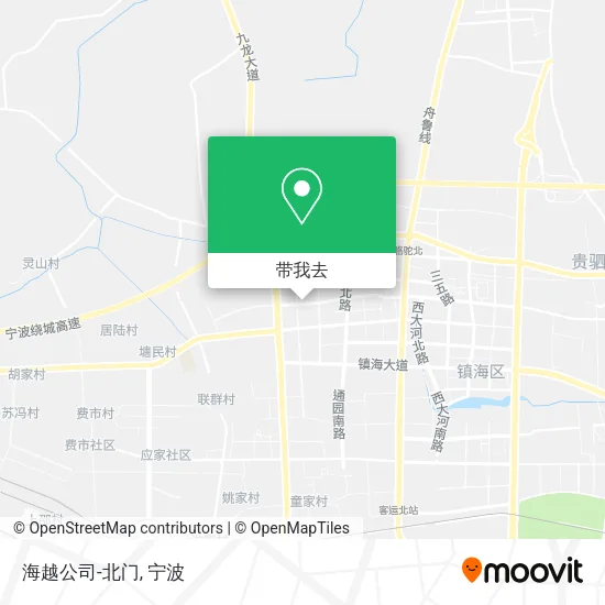 海越公司-北门地图