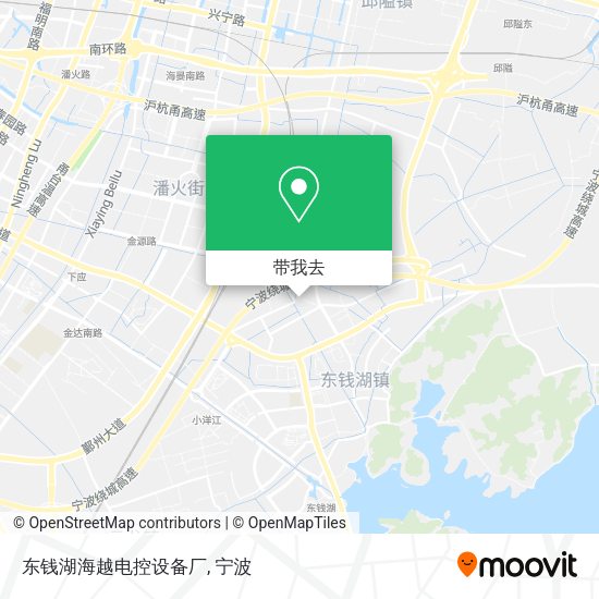 东钱湖海越电控设备厂地图