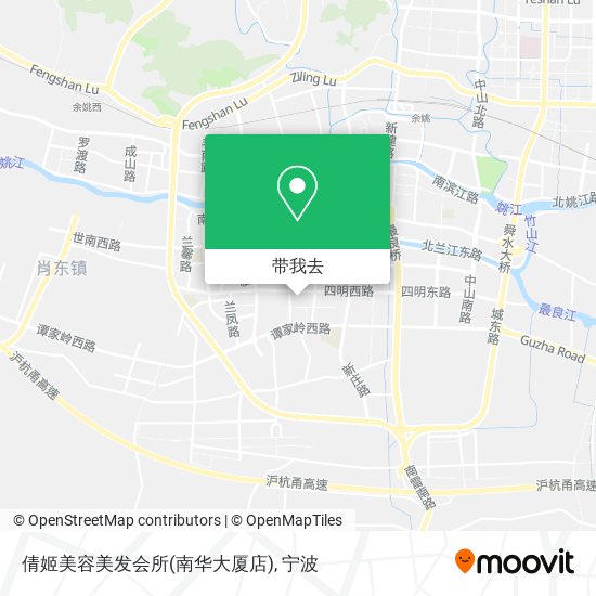 倩姬美容美发会所(南华大厦店)地图