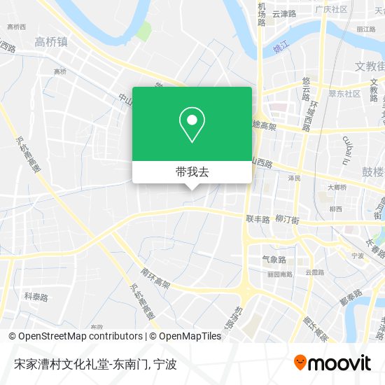 宋家漕村文化礼堂-东南门地图