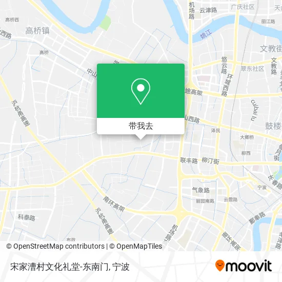 宋家漕村文化礼堂-东南门地图