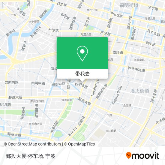 鄞投大厦-停车场地图