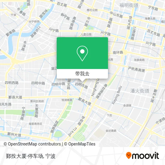 鄞投大厦-停车场地图