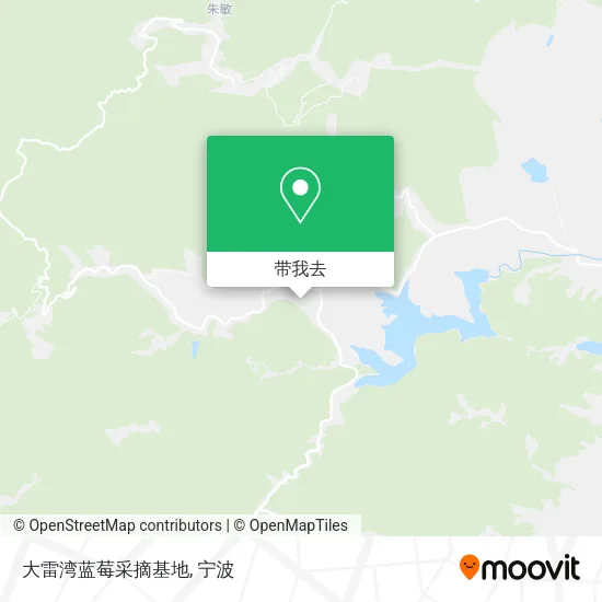 大雷湾蓝莓采摘基地地图