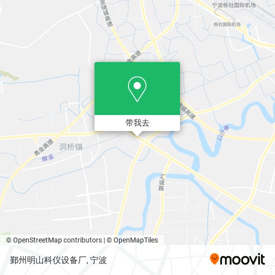 鄞州明山科仪设备厂地图