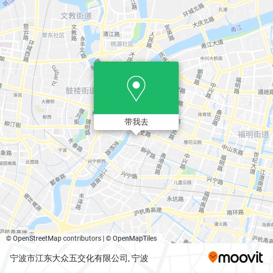 宁波市江东大众五交化有限公司地图