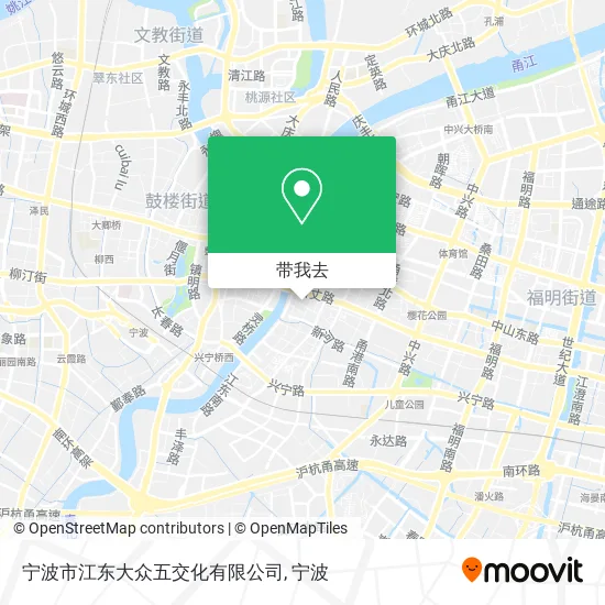 宁波市江东大众五交化有限公司地图