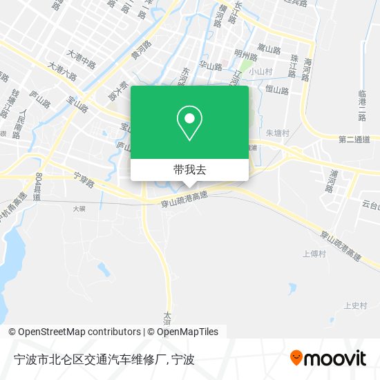 宁波市北仑区交通汽车维修厂地图