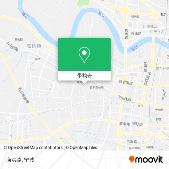 庙洪路地图