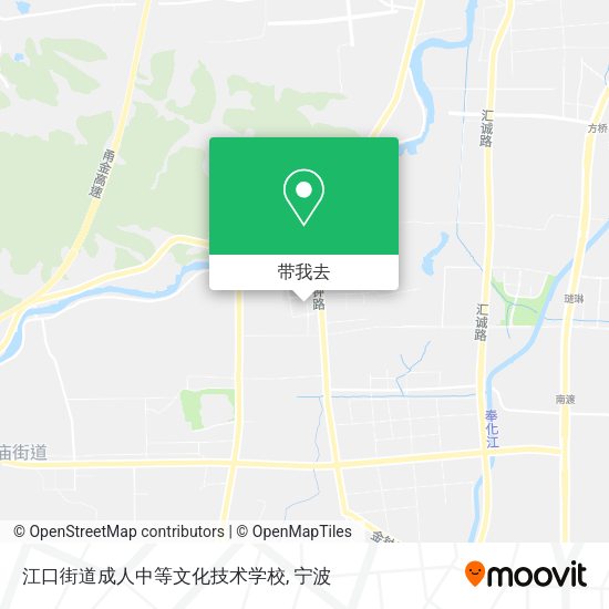 江口街道成人中等文化技术学校地图
