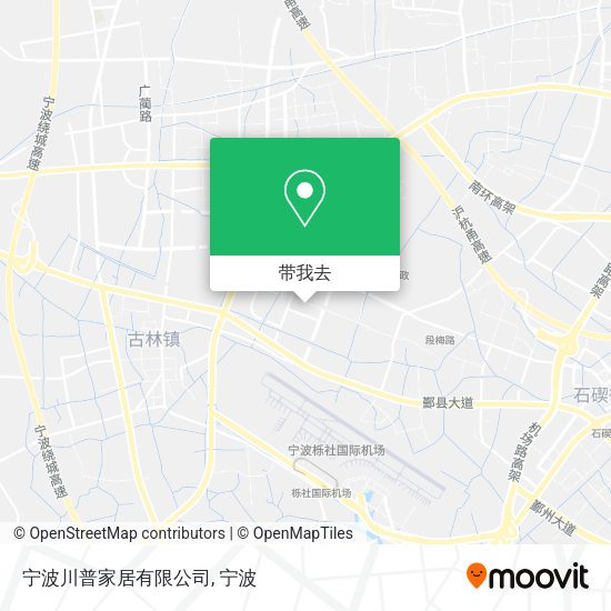宁波川普家居有限公司地图