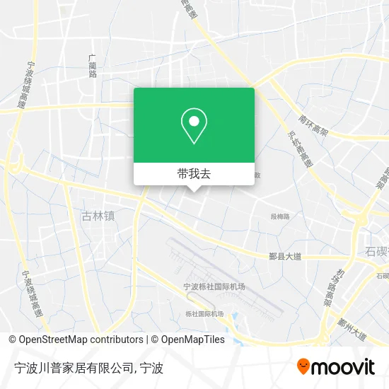 宁波川普家居有限公司地图