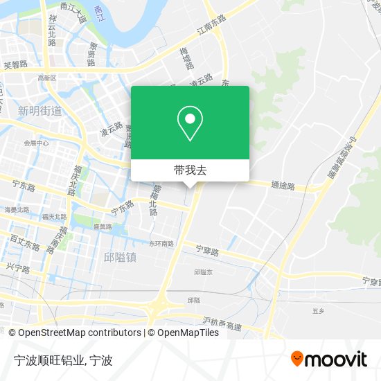 宁波顺旺铝业地图