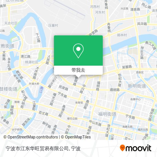 宁波市江东华旺贸易有限公司地图