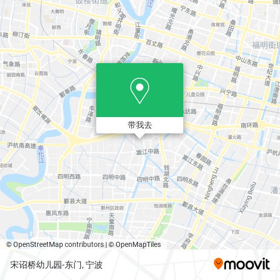 宋诏桥幼儿园-东门地图