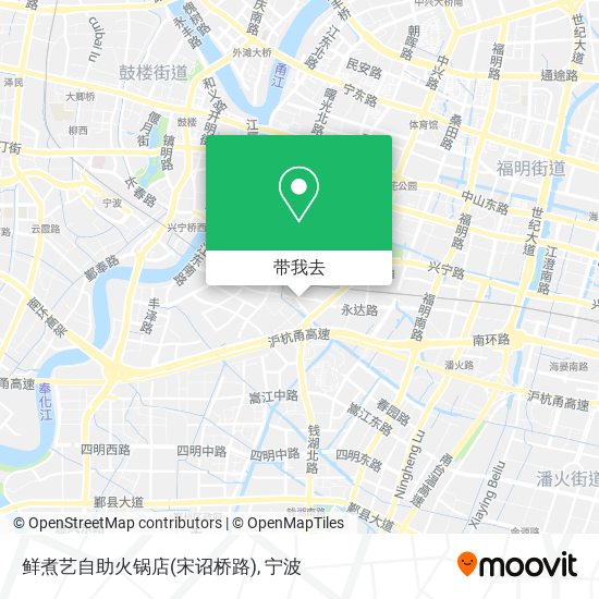 鲜煮艺自助火锅店(宋诏桥路)地图