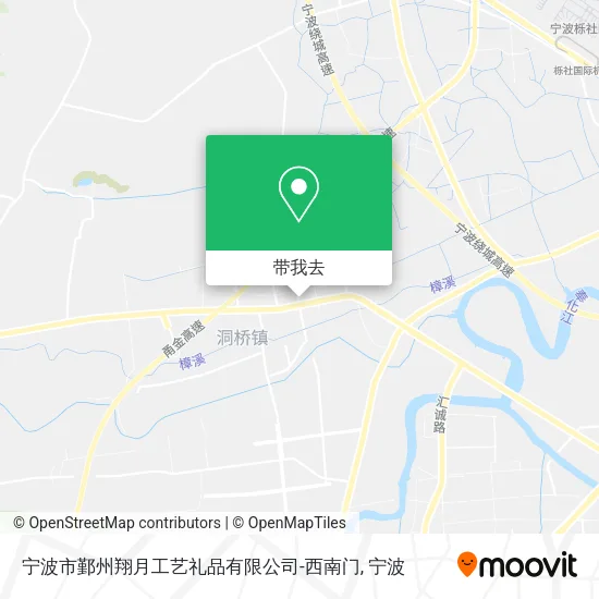 宁波市鄞州翔月工艺礼品有限公司-西南门地图
