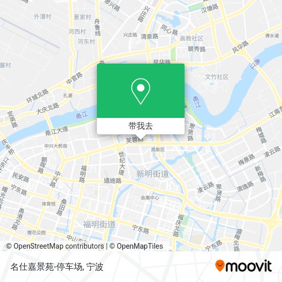 名仕嘉景苑-停车场地图