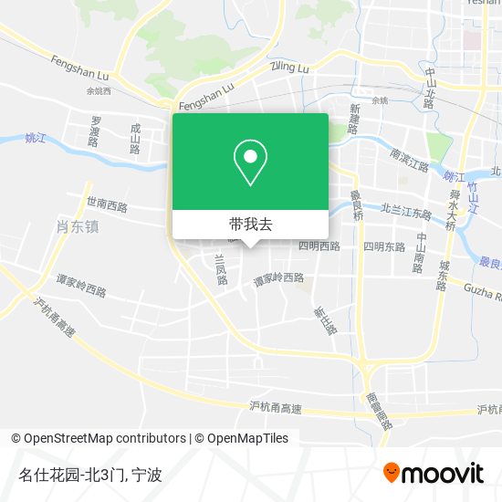 名仕花园-北3门地图