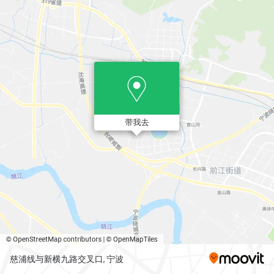 慈浦线与新横九路交叉口地图