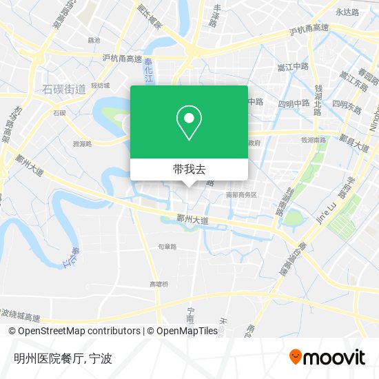 明州医院餐厅地图
