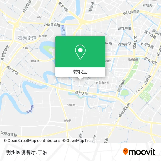 明州医院餐厅地图