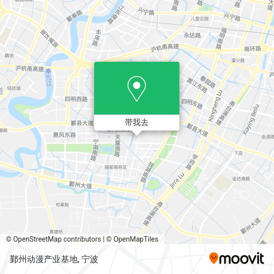 鄞州动漫产业基地地图
