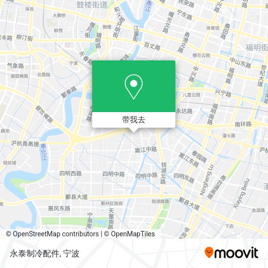 永泰制冷配件地图