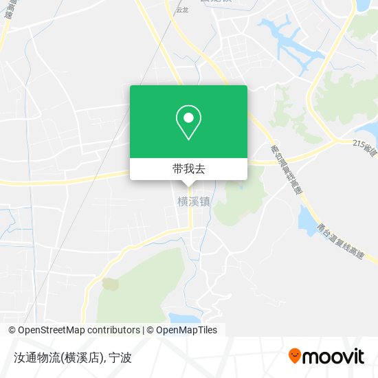 汝通物流(横溪店)地图