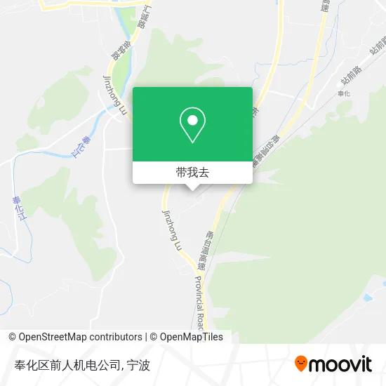 奉化区前人机电公司地图