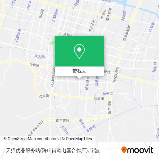 天猫优品服务站(浒山街道电器合作店)地图