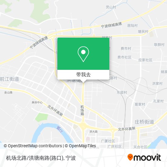 机场北路/洪塘南路(路口)地图