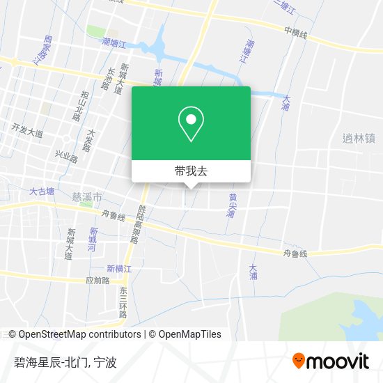 碧海星辰-北门地图