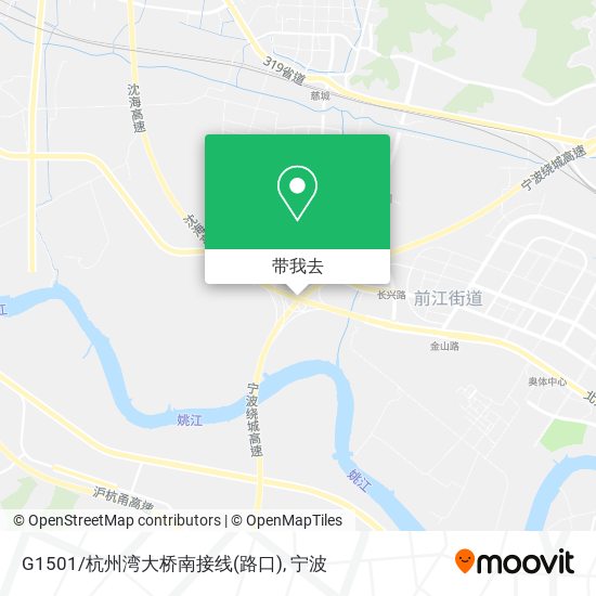G1501/杭州湾大桥南接线(路口)地图